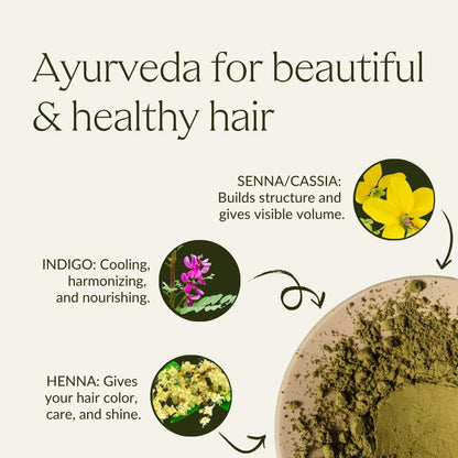 khadi BERLIN BLONDE Natural Hair colour - colours your hair in an ashy-cool blonde shade - plant hair colour - 100% plant-based, natural &amp; vegan - 100g