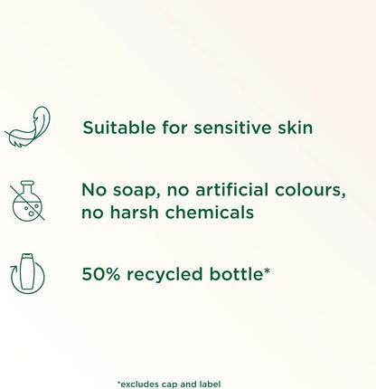 Simple Kind to Skin Refreshing Shower Gel Body Wash with cucumber extracts and pro-vitamin B5 for sensitive skin 6x 450 ml