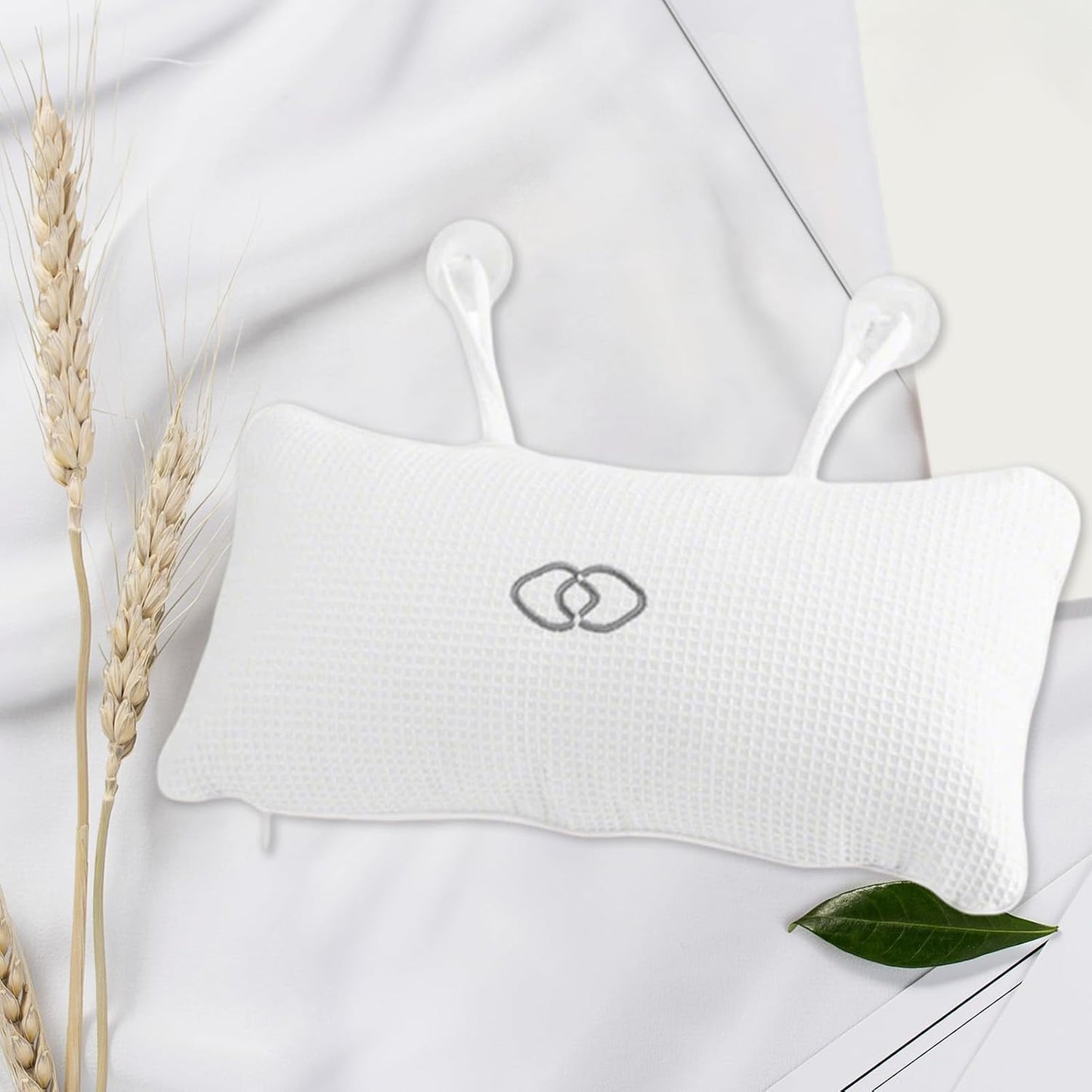 Non-Slip Bathtub Pillow, Bath Pillow Waterproof for Bathroom Home Spa Headrest Neck Rest Back Support