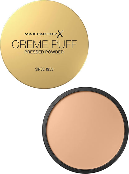 Max Factor Crème Puff Pressed Powder, 05 Translucent, 14g