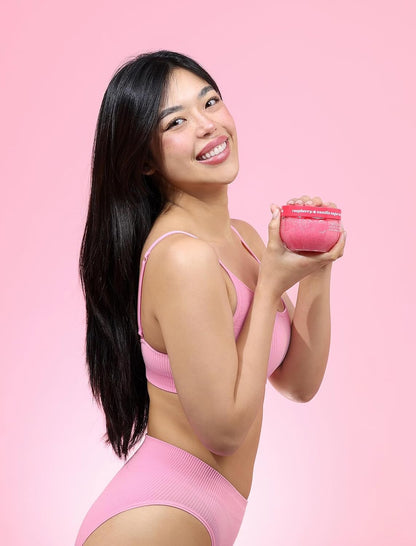 Raspberry &amp; Vanilla Body Scrub 350g