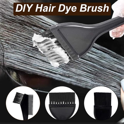 Hair Coloring Brush, 4 Pcs Hair Dye Brush, Hair Dye Brush Set, Hair Dyeing Comb Brush, Applicator Tools, for DIY Hair Coloring