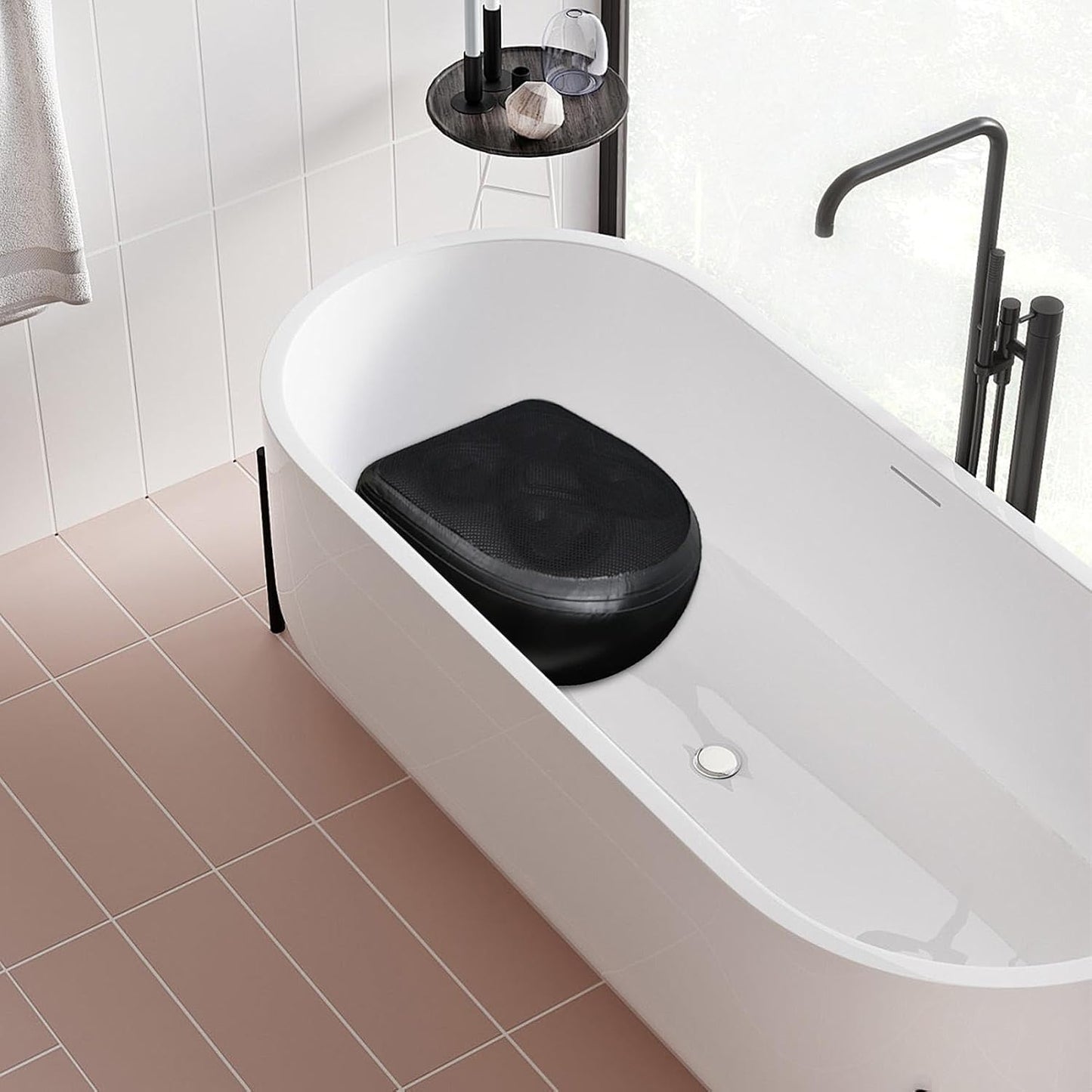 hot tub booster seat, inflatable hot tub seat, inflatable seat hot tub, inflatable blow up hot tub seat chair accessories for hot tub