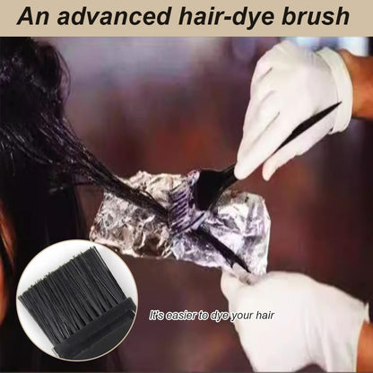 Lmyzcbzl Hair Coloring Brush, 2 Pcs Hair Dye Brush, Hair Dyeing Comb Brush, Applicator Tools, for DIY Hair Coloring （20 cmx3.5 cm)