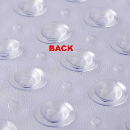 Pinzz Vinyl Non-Slip Bathtub Mat Anti Mould Shower Mat,Extra Long,100 * 40CM/16"*38", Powerful Suction Cup Gripping,Machine Washable, BPA Free, Non-Toxic, Phthalate free, Latex Free(Clear)