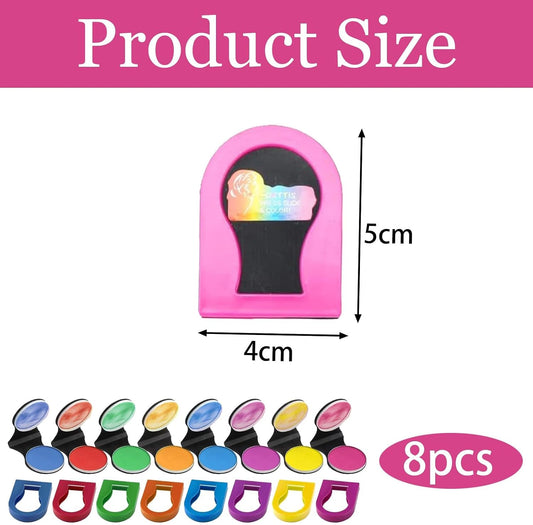 8 Colors Hair Chalk Dye - Washable, Portable Temporary Bright Colors for Girls, Kids, Teen Women - Halloween, Christmas, Birthday Party, Cosplay Gifts