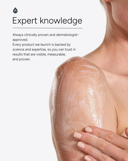 AMELIORATE Transforming Body Exfoliant 500ml for Keratosis Pilaris (KP), Bumpy &amp; Dry Skin | Dual-Action AHA &amp; Bamboo Scrub | Hydrating &amp; Smoothing | Dermatologist Approved