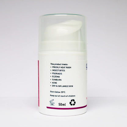 Veil Cover Cream Calm and Calamine UK | Traditional Calamine Cream for Irritated or Itchy Skin Relief 50g