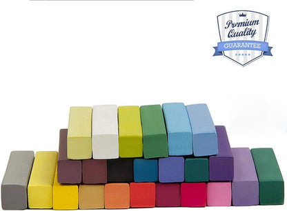 Hair Chalk Pens 24 Pack, Temporary Hair Chalk Comb, Washable Hair Color Safe - For Party, Girls, Birthday Christmas Gifts
