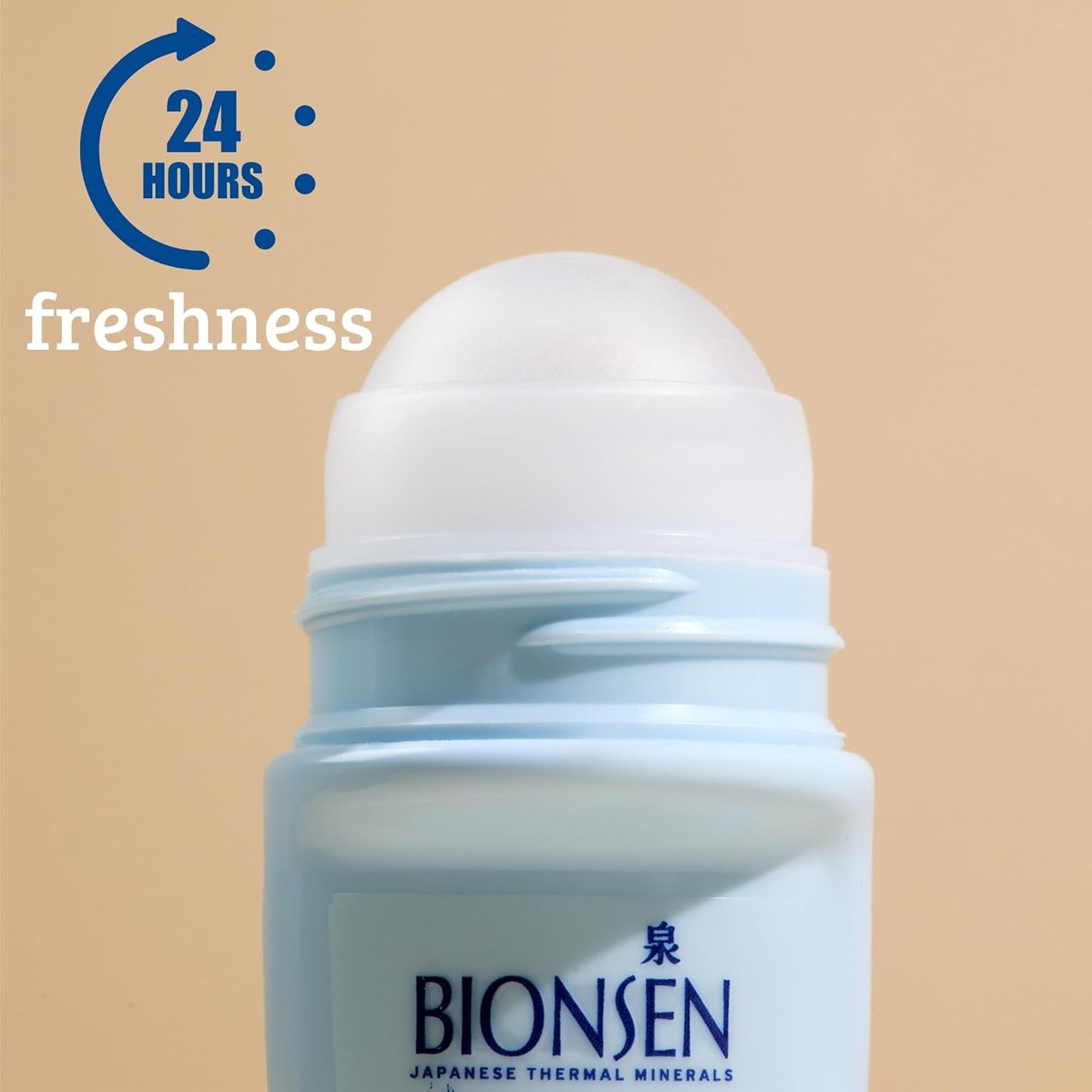 Bionsen Mineral Protective Roll-On Deodorant, 0 Percent Aluminum, Paraben Free, All-Day Freshness for Sensitive Skin, 50ml, 3 Pack