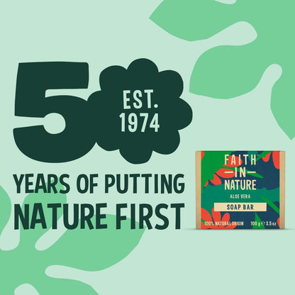 Faith In Nature Aloe Vera Soap 100g (Packing May Vary)