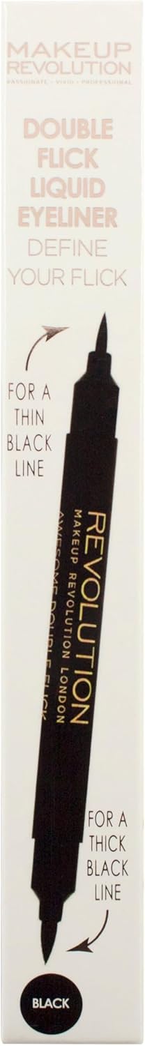 Revolution Beauty London, Thick and Thin Dual Liquid Eyeliner, 1ml