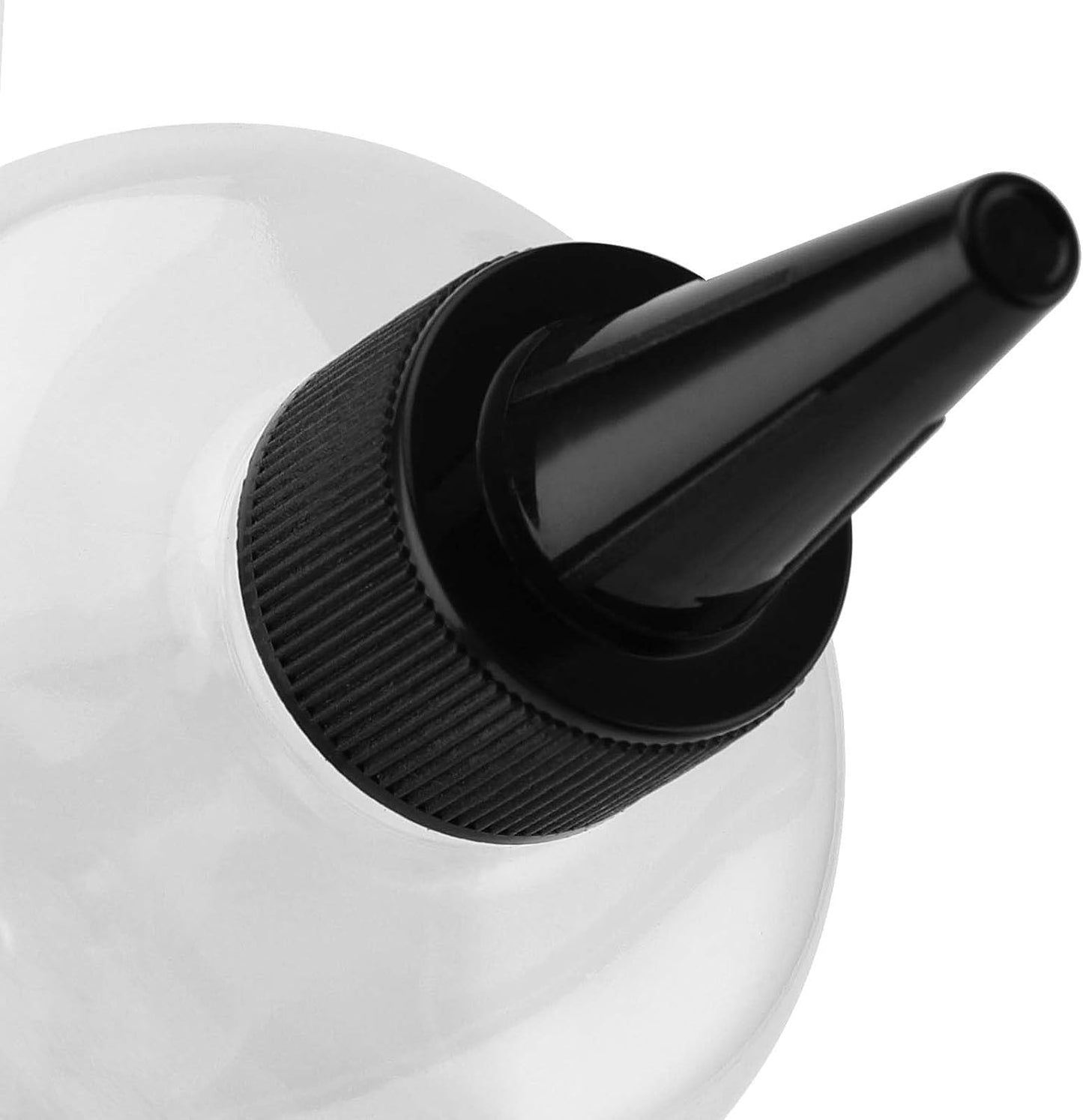 SEUNMUK 15 Pack Clear Applicator Bottle with Twist Cap, 500 ml Empty Plastic Squeeze Bottles Hair Oil Bottles for Hair Dyes, Pigments