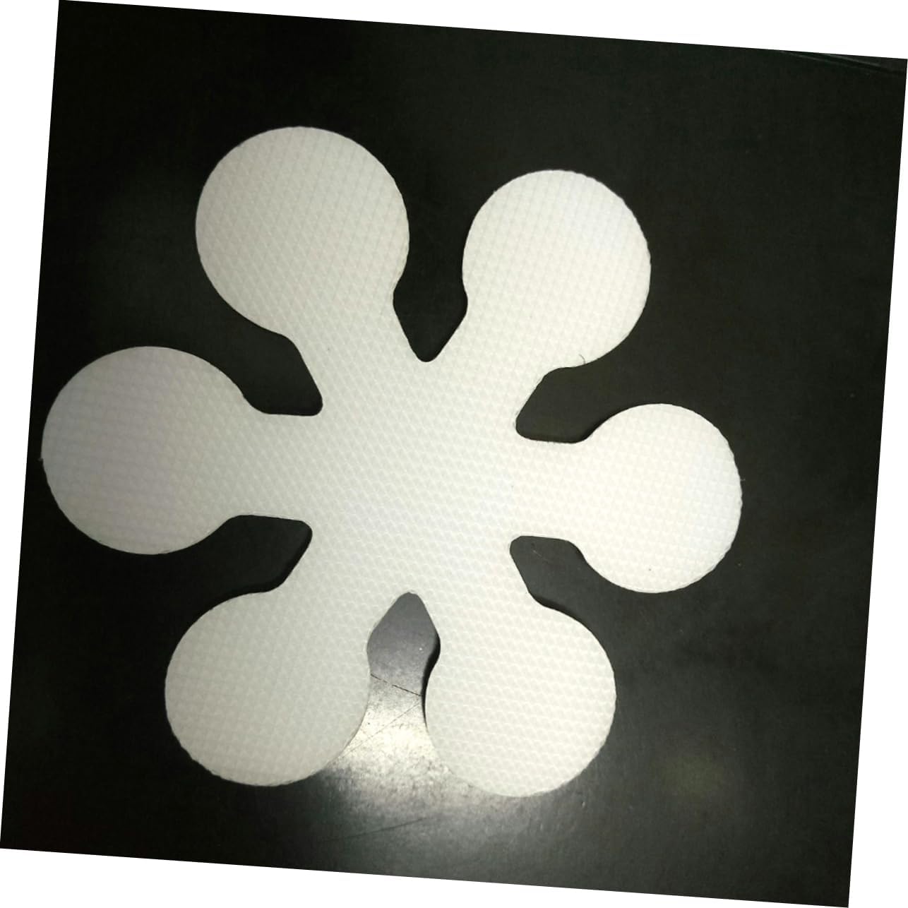 8pcs Slip Mat Crystal Shape Bathroom Stickers for Shower Floor Non-slip Decals for Wet Areas