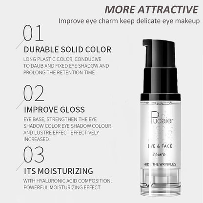 24 Hours Waterproof Smudge-proof Long-Lasting Liquid Eyeshadow Primer Cream for Eye Base Makeup