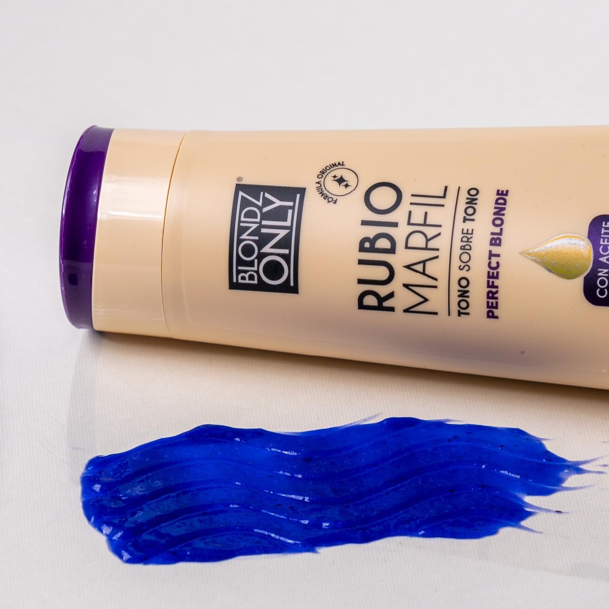 Purple Shampoo Rubio Marfil Ivory Blonde with Argan Oil Perfect Blonde (Perla Beige) 11.8 Fluid Ounce (350 ml)