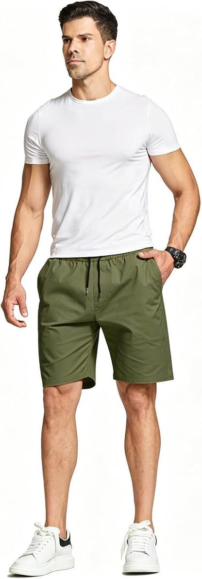 JustSun Men’s Summer Shorts – Casual Comfort in Cotton Chino