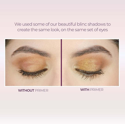 Blinc Eyeshadow Primer, Translucent Eye Shadow Primer Base with Pro-Age Peptides and Vitamin E. For Long-Lasting, Crease-Free Eyeshadow &amp; Makeup Looks, Clean, Vegan, and Natural, 10mL/0.33 Fl. Oz