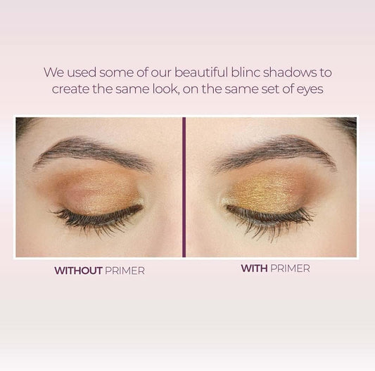 Blinc Eyeshadow Primer, Translucent Eye Shadow Primer Base with Pro-Age Peptides and Vitamin E. For Long-Lasting, Crease-Free Eyeshadow &amp; Makeup Looks, Clean, Vegan, and Natural, 10mL/0.33 Fl. Oz