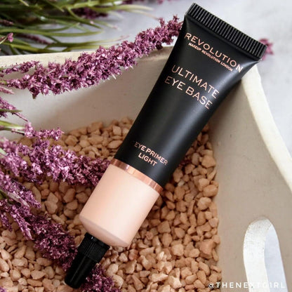Makeup Revolution Ultimate Eye Base, Long Lasting Eye Primer For All Day Wear, Light, 15 ml
