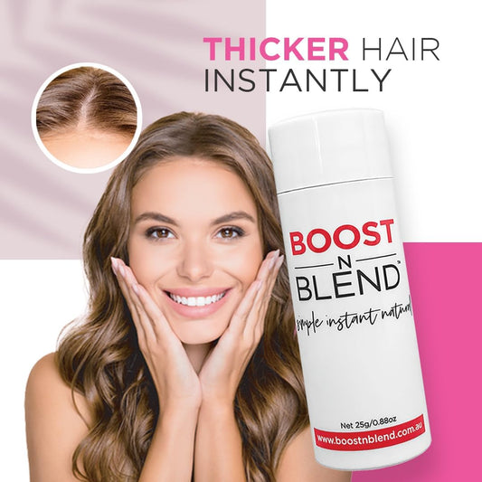 Boost N Blend Scalp Concealer, Powder and Fibers for Thinning Hair &amp; Visible Scalp - Volumizer for Women (25g/0.88oz)
