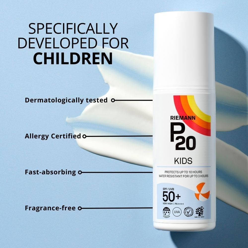 Riemann P20 Sun Cream SPF 50+ – a kid‑friendly shield for bright days
