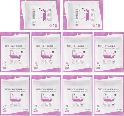 Oversized Bath Bag Cover Film, Avoid Cross, for Household Hotel Travel Spa, PVC, HDPE, 120cm, 520cm
