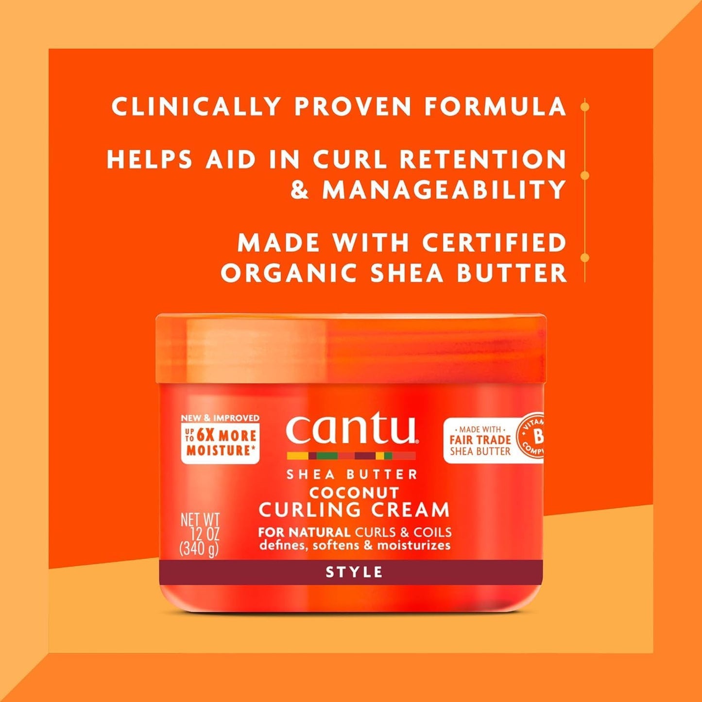 Cantu Coconut Curling Cream – A Slip‑y, Moisture‑Rich Boost for Your Curls