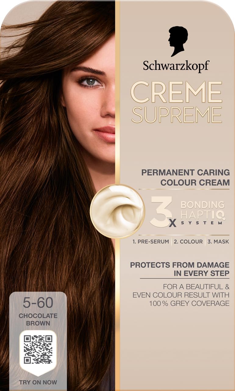 Chocolate brown hair, no drama – just Schwarzkopf Creme Supreme