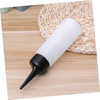 Empty Applicator Bottle Hair Dye Bottle Alicator Set Slant Tip Scale Applicator for Easy Mixing