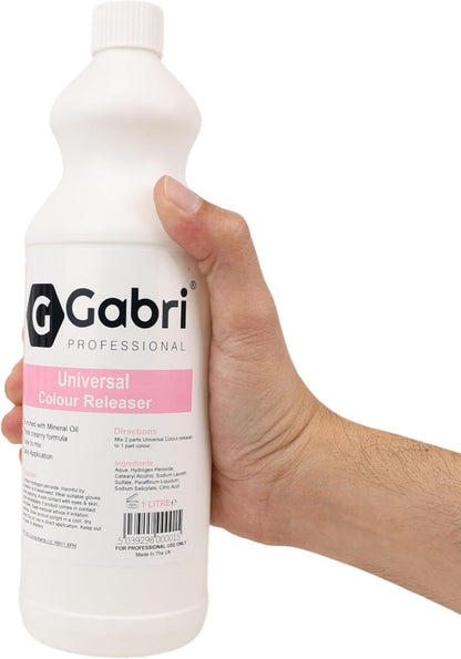 Gabri Professional Universal Colour Releaser 1000 ML, Premium Hair Colour Corrector with Mineral Oil for All Professional Hair Colouring Applications,Salon-Quality Results