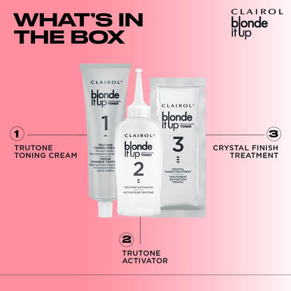 Clairol Blonde It Up Crystal Glow Toner Kit - Luminous Pearl (Pack of 2)