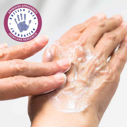 AproDerm® Emollient Cream 500g Pump - 2-in-1 Moisturuser and Soap Substitute, Suitable for Dry Skin, Eczema, Dermatitis &amp; Psoriasis - Vegan