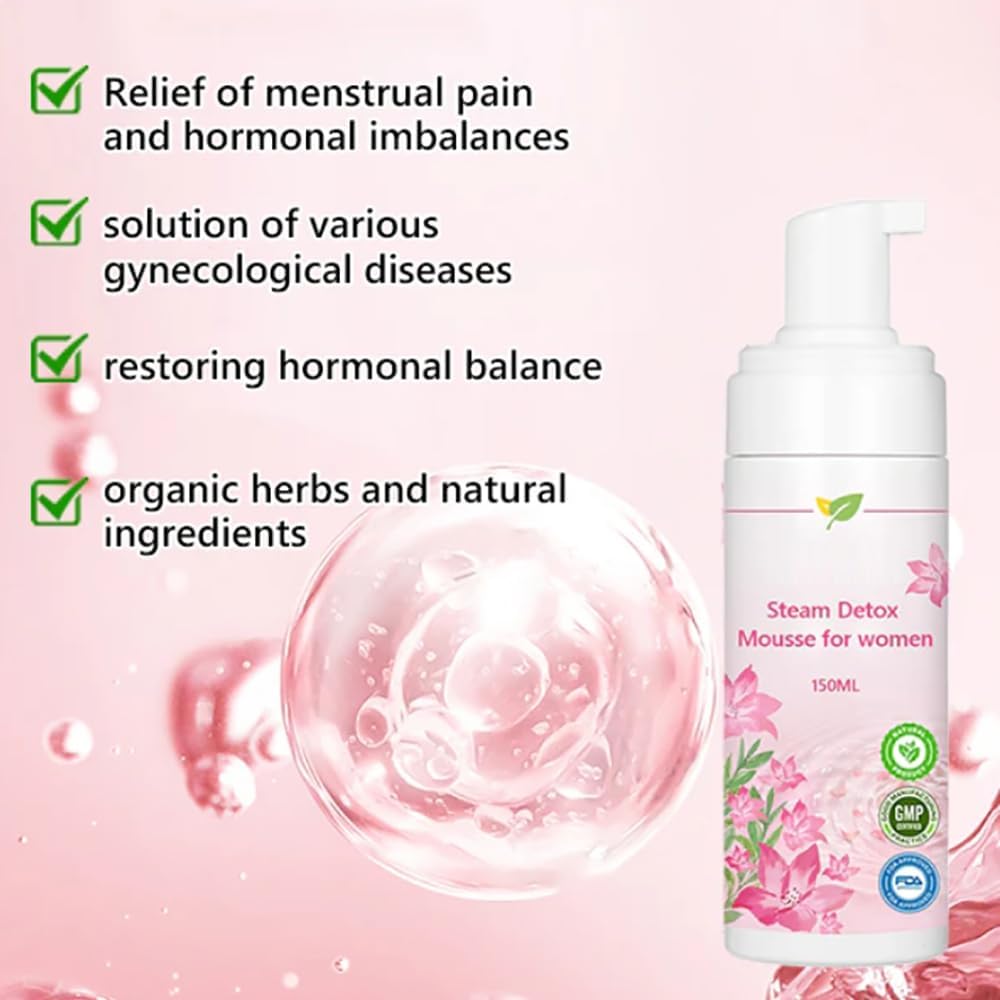 LEFUN Steam Detox Mousse for Women, LEFUN Mousse, LEFUN Detox Mousse, LEFUN Steam Mousse, For Women's Health (2PCS)