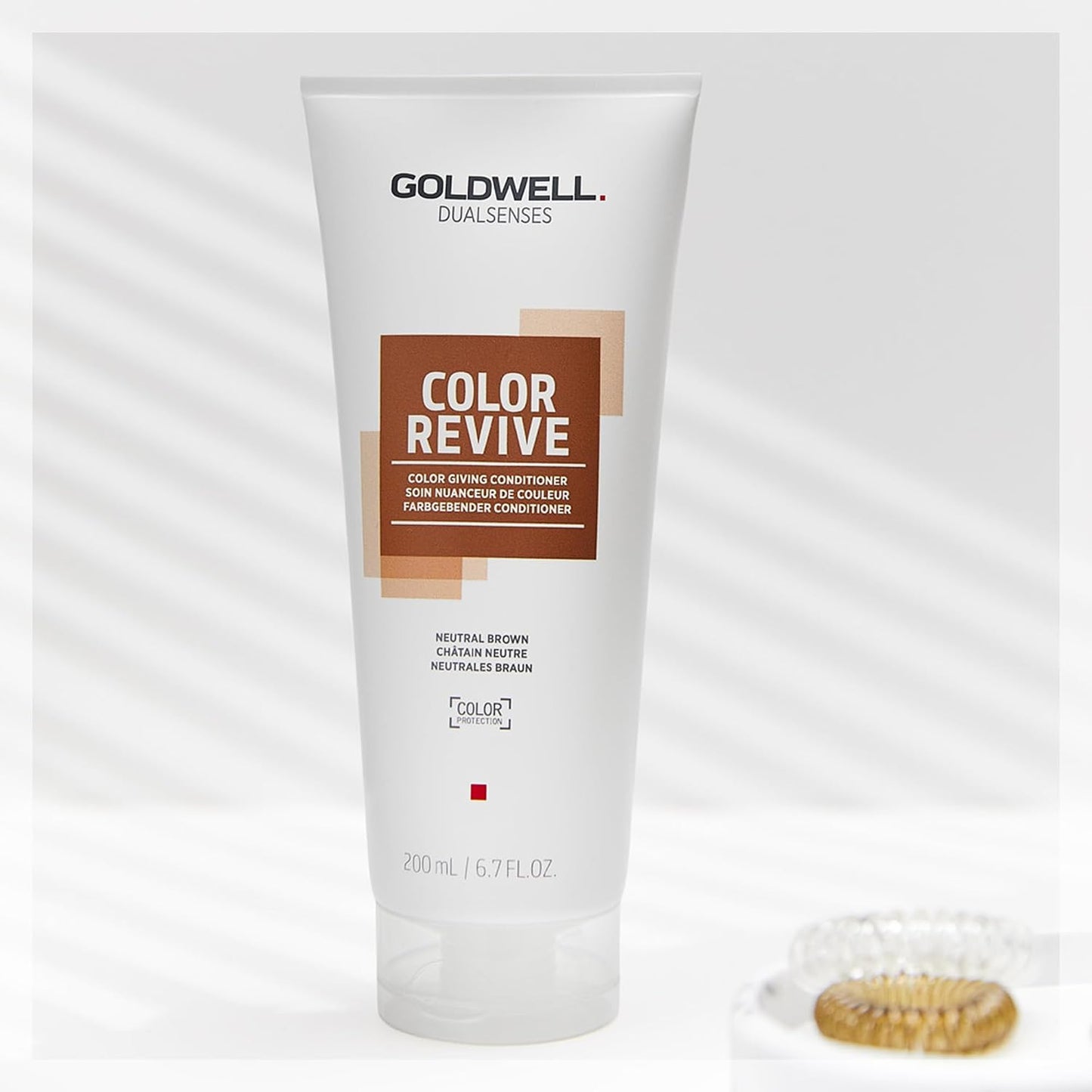 Goldwell Dualsenses Color Revive Conditioner, Neutral Brown, Refreshes Color, 200ml