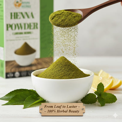 Herbs Botanica Organic Henna Powder For Hair Color 100% Pure Give Natural Color, Hair Dye Grown And Cultivated In Rajasthan 100% Chemical Free 150 Gms / 5.3 Oz Pack
