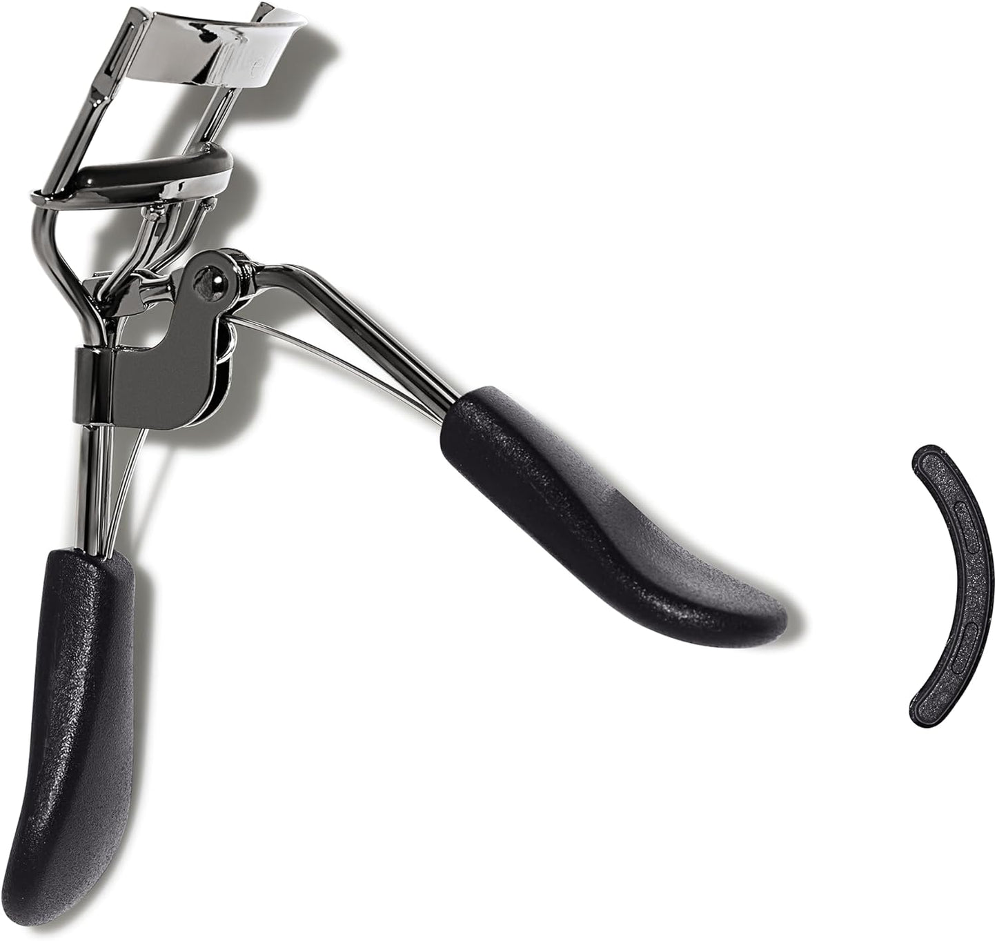 e.l.f. Pro Eyelash Curler Strong, Contoured, Lifting Creates Long Lasting, Eye-Opening, Voluminous Lashes Includes Additional Rubber Replacement Pad Gunmetal,84067