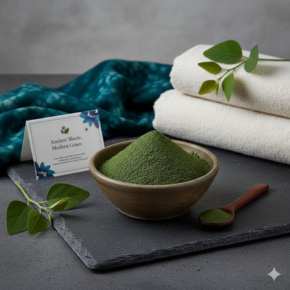 Herbs Botanica Indigo Powder For Hair - Indigofera Tinctoria (100% Natural Organically Henna Grown) 150 Grams / 5.3 Oz Natural Black Hair Dye, Natural Henna Herbs And Corps