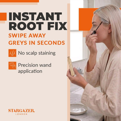 Stargazer Everyday Hair Mascara Root Cover Blonde. Easy On The Hair Root Cover. Covers Grey Hair., Blonde, 20 gram, Pack of 1