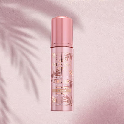 Bellamianta Summer Infused Luxury Tanning Mousse, Hyaluronic Acid and Superfruit Formula, Medium Tone, Vegan &amp; Cruelty-Free, 175ml (Pack of 2)
