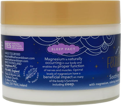 Feather &amp; Down Magnesium Butter for Sleep - Lavender &amp; Chamomile Soothing Body Butter (300ml) to support relaxation in your self care routine.