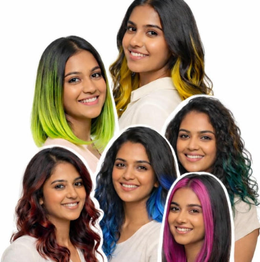 Streax Hair Colour Highlight Kit | Cappuccino Brown - Pack of 1 | Enriched with Walnut &amp; Argan Oil | Easy to Use, DIY Application