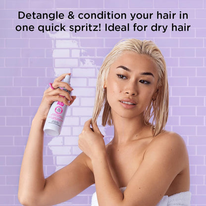 Noughty 97% Natural Thirst Aid Conditioning &amp; Detangling Spray, for Dry, Damaged Hair, Prevent Split Ends &amp; Hair Breakage, Anti Frizz, Leave-in Detangler Spray, Sulphate Free Haircare, 2 x 200ml
