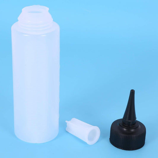 150ml Salon Hair Color Measuring Applicator Bottle Scale Hairdressing Tool