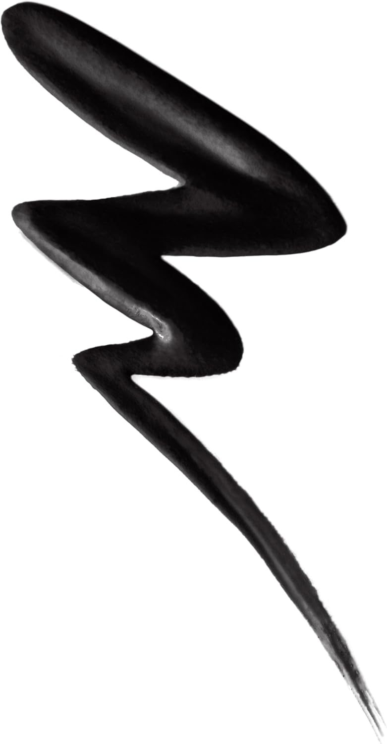 NYX Professional Makeup Black Liquid Eye Liner, Epic Wear Semi Permanent Liquid Liner, Flexible Brush Tip Applicator, Intensely Pigmented Shades, Waterproof Vegan Formula, Shade: Black