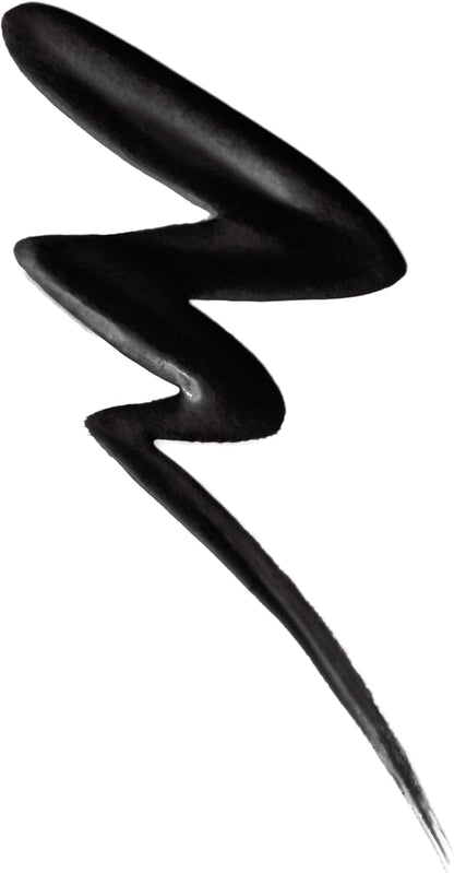 NYX Professional Makeup Black Liquid Eye Liner, Epic Wear Semi Permanent Liquid Liner, Flexible Brush Tip Applicator, Intensely Pigmented Shades, Waterproof Vegan Formula, Shade: Black