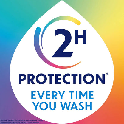Carex 2 Hour Protection Antibacterial Moisture Hand Wash Refills, Liquid Hand Soap Eco Refill for Homes &amp; Businesses, Caring Hand Wash, Bulk Buy, Pack of 3 x 1 litre