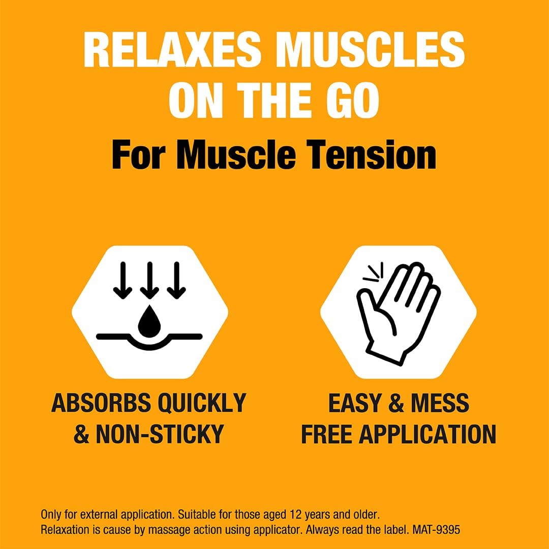 Tiger Balm Muscle &amp; Tension Lotion (80ml), with No Mess Applicator, for Muscle Tension, Loosens &amp; Relaxes Muscles