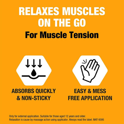 Tiger Balm Muscle &amp; Tension Lotion (80ml), with No Mess Applicator, for Muscle Tension, Loosens &amp; Relaxes Muscles