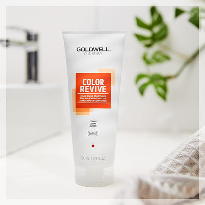 Goldwell Dualsenses Color Revive Conditioner, Copper, Refreshes Color, 200ml